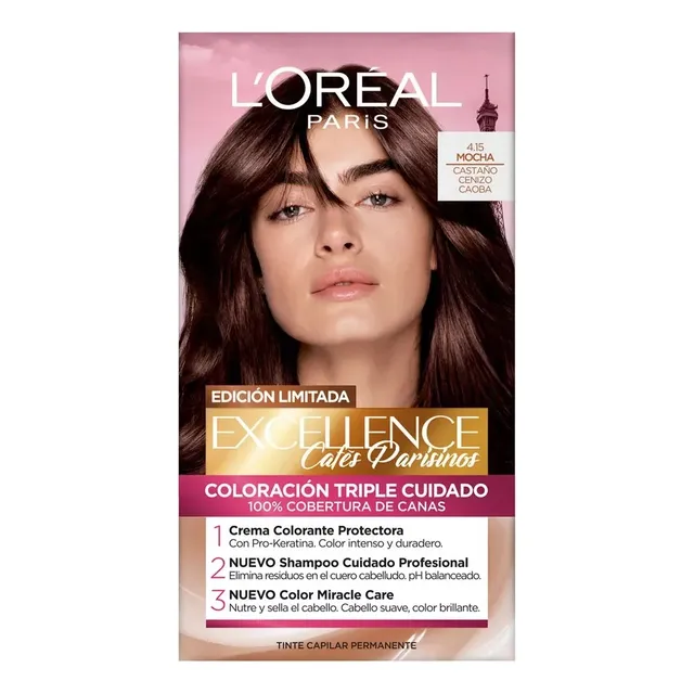 Loreal Tinte Permanente Dama Imedia Excellence 4.15 Mocha