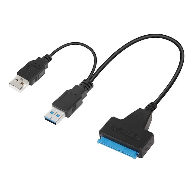 Cable Adaptador Sata A Usb 3.0 Ssd 2.5/3.5 Hdd Dual Usb-4tb