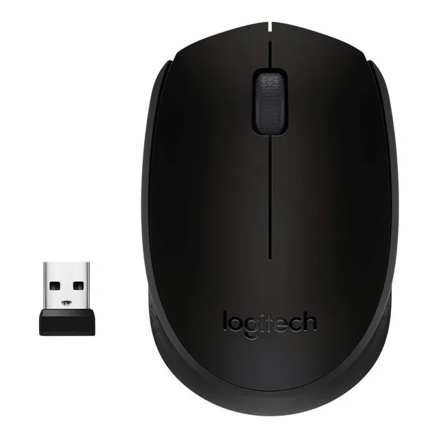 Mouse Logitech M170 Inalambrico Negro/ Gris (910-004940)