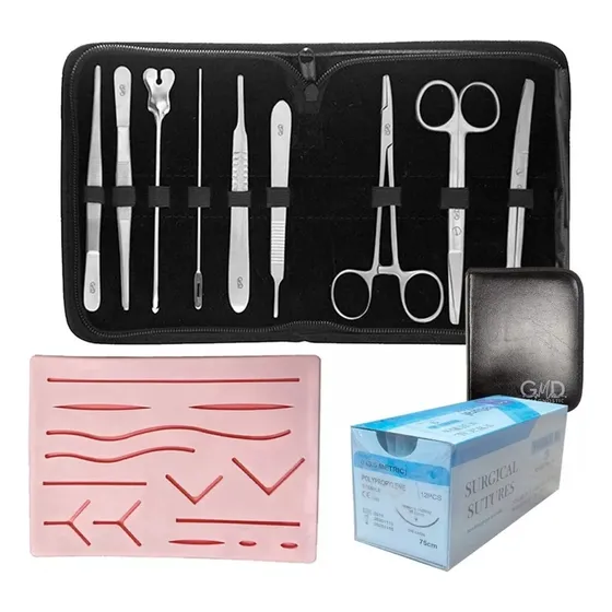 Kit Completo De Practica Sutura