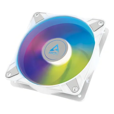 Ventilador Arctic P12 A-rgb 120mm Pwm Pst 0db Blanco