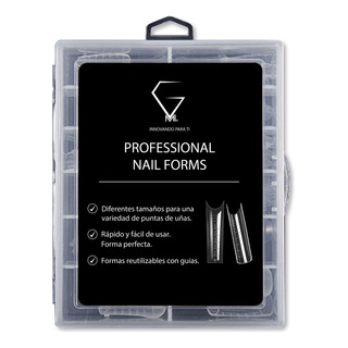 Tips Dual System, Nail Forms Para Polygel 120 Pz Modelo 1 Tips Dual System, Nail Forms Para Polygel 120 Pz Modelo 1