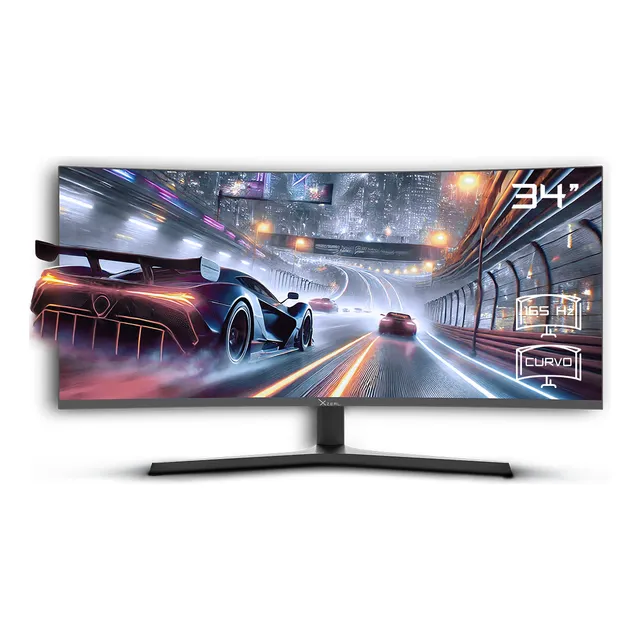Monitor Curvo Gamer Xzeal Xz6010-1 34 3440x1440p 165hz 4ms