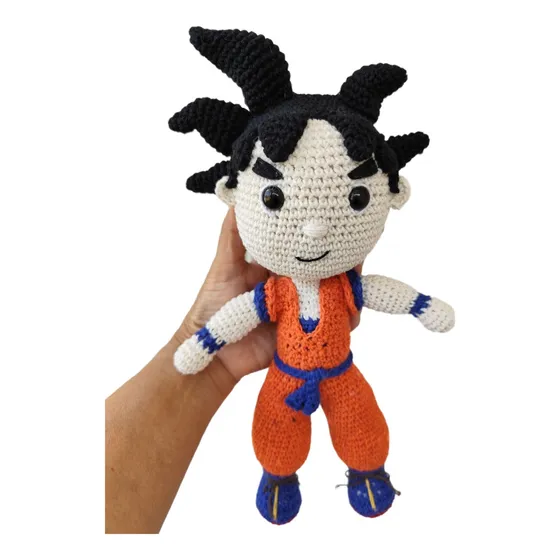 Muñeco Goku Tejido