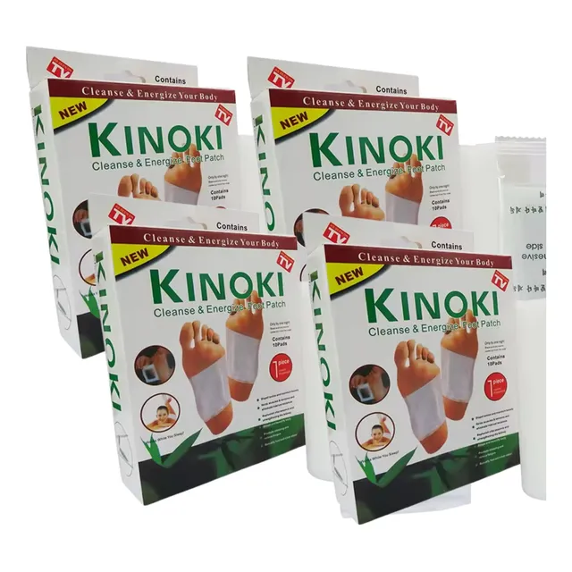 Parche Desintoxicantes De Pies Limpia Rejuvenece Kinoki X40