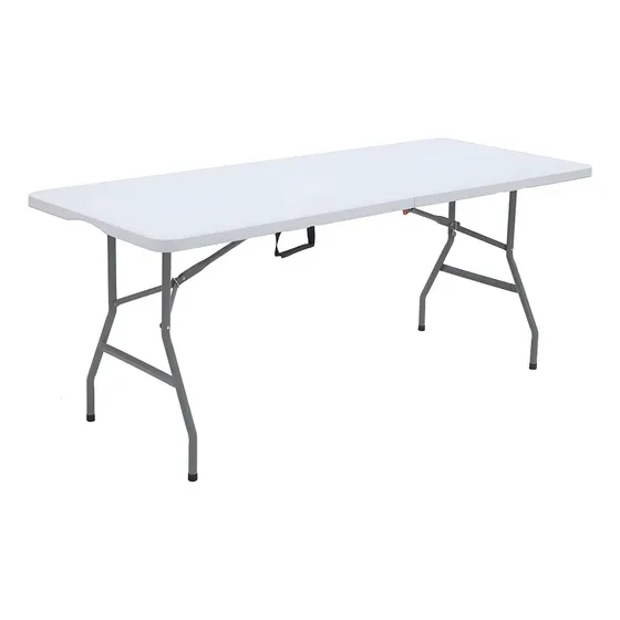 Mesa plegable valija 180 exterior interior blanco