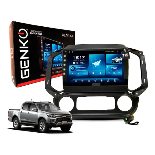 Multimídia Android Carplay 2+64gb Chevrolet S10 2023 2024