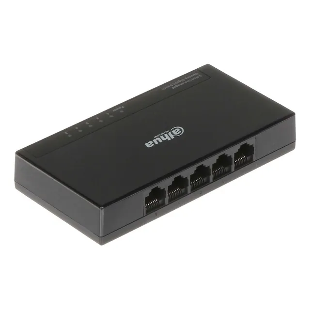 Switch Dahua Gigabit Ethernet 5 Puertos 2,000 Entradas 10/10