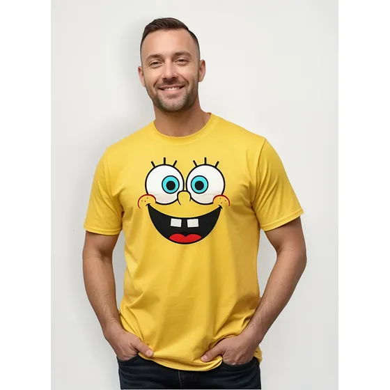 Camiseta Masculina Bob Esponja Desenho