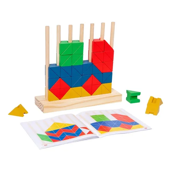 Bloques Triangulares De Encaje Montessori