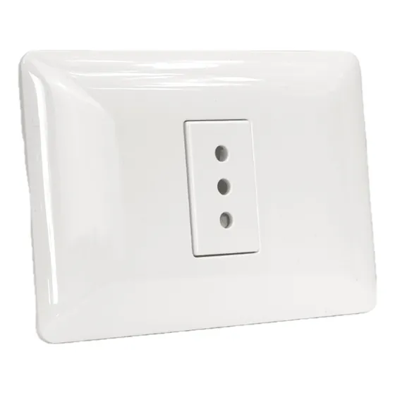 Tomacorriente Enchufe Simple Bl 10a 220v 2916 Stanford