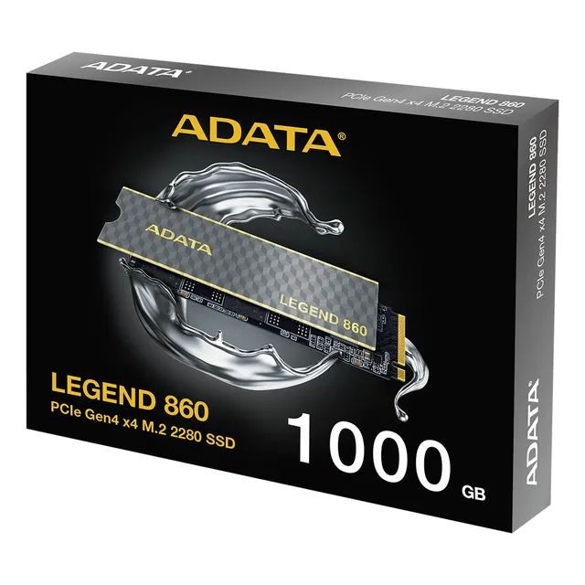 Unidad Sólida M.2 Adata Legend 860 1tb 6.000/5.000mb/s Color Negro