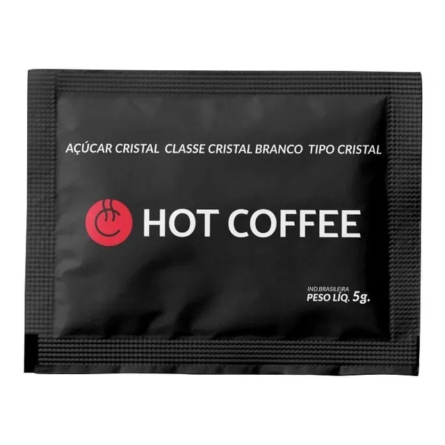 Açúcar Sachê Cristal Especial Hot Coffee 5g Caixa 400 Und