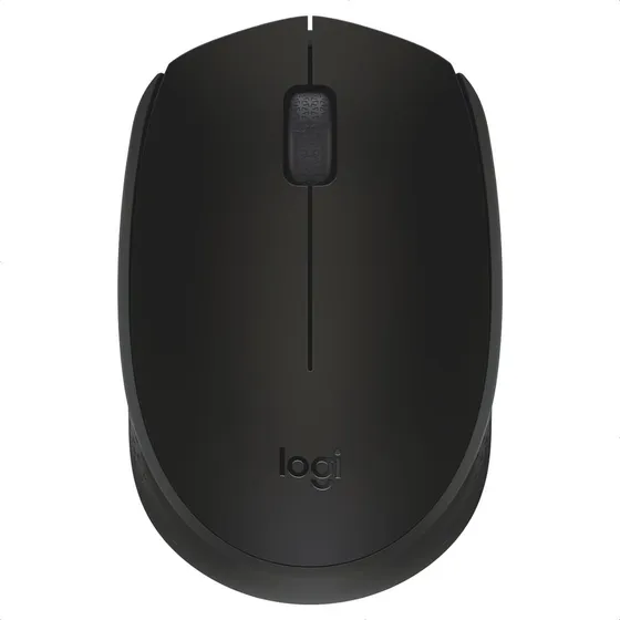 Logitech Mouse Inalámbrico M170, Portátil, Win Mac Negro