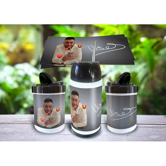 Mockup Yerberos Mate Y Matelisto Polimeros Psd Editables.