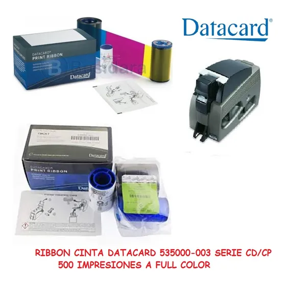 Cintas Ribon Datacard 535000-003 Serie Cd/cp 500 Imagenes