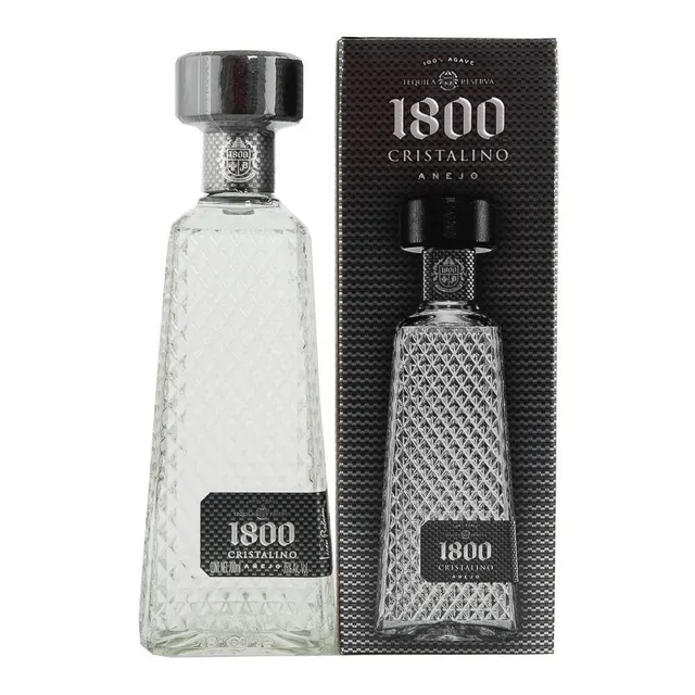Tequila Cuervo 1800 Añejo Cristalino 1.75 L
