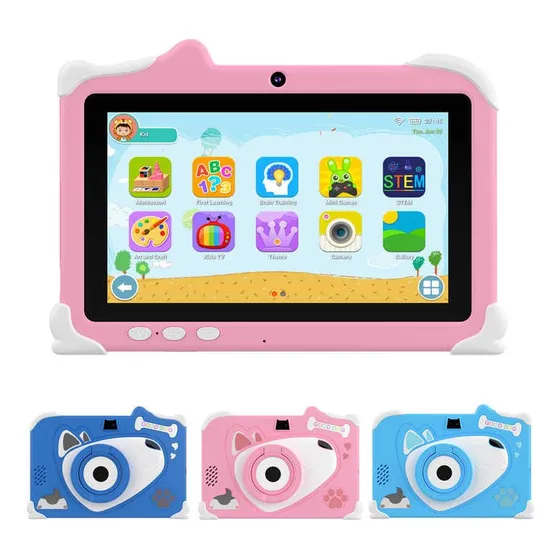 Tablet Para Niños Con Forro Protector 2x32gb Colores Variada