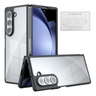 Funda Transparente Para Samsung Galaxy Z Fold 6 +mica Cámara Funda Transparente Para Samsung Galaxy Z Fold 6 +mica Cámara