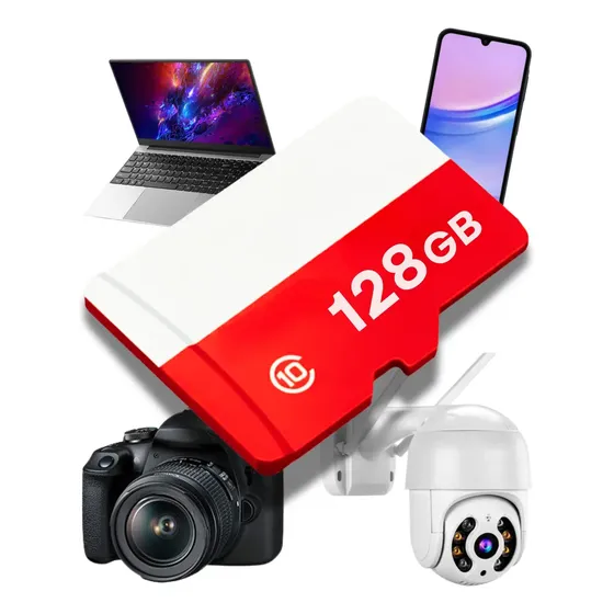 Cartão De Memória 128gb Para Câmeras De Segurança Ou Fotográficas Drones Celular Notebook Wi-fi Micro Sd Classe 10 Ultra 100mb/s Cartão Sd Marca Davely