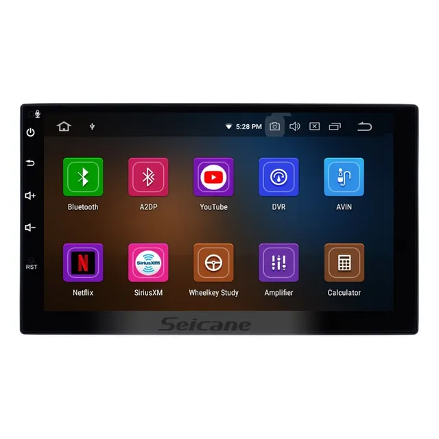 Radio 7 Pulgadas Android 12 Doble Din Cámara + Antena Gps