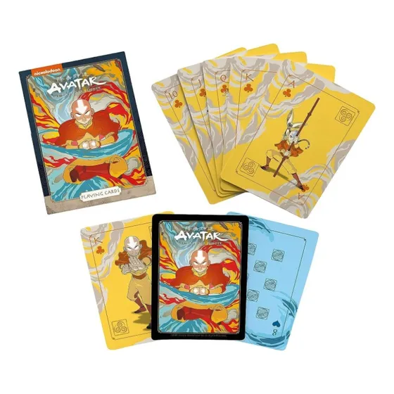 Avatar Cartas Casino Barajas Nickelodeon Juego Mesa