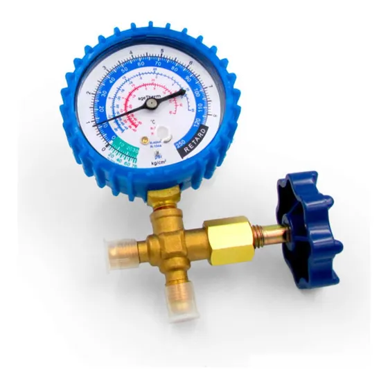 Manifold Baixa 1 Via Simples Para Gás R12/r22/r134a/r404a