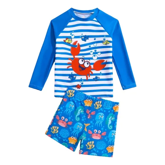 Traje De Baño Para Niño Shein Cangrejo