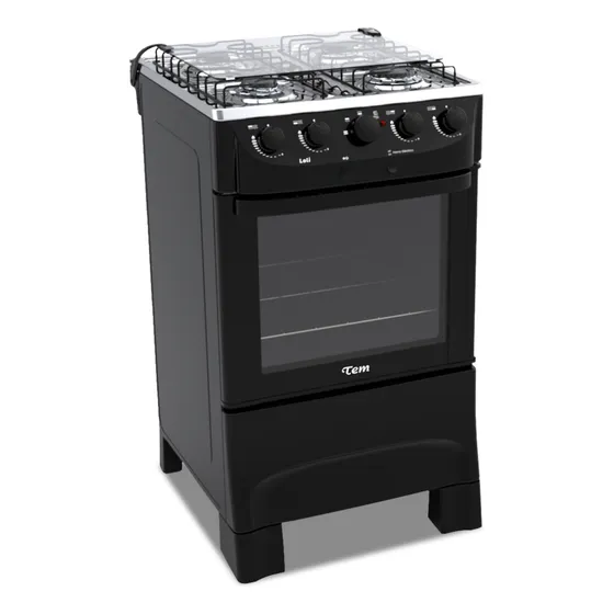 Cocina Tem Combinada 4 Hornallas - Vir