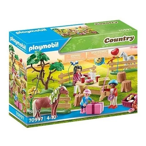 Figura Armable Playmobil Fiesta De Cumpleaños En La Granja 81