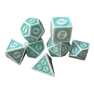 Juego De 7 Dados Poliédricos Surtidos Para Diversión Juego De 7 Dados Poliédricos Surtidos Para Diversión