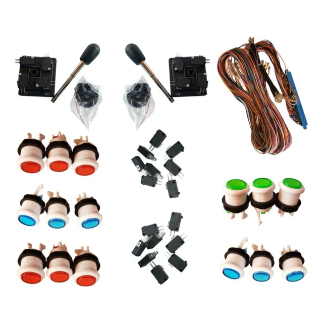 Kit Arcade Para Tablero Y/o Máquina De Videojuegos.