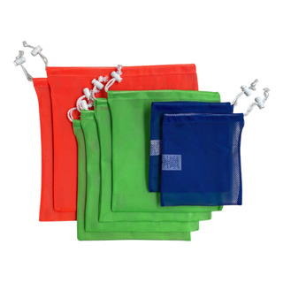 8 Bolsas Ecologicas Multiusos Reutilizables, Tres Tamaños 8 Bolsas Ecologicas Multiusos Reutilizables, Tres Tamaños