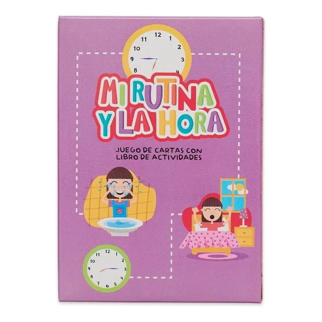 Cartas Didácticas Con Actividades Mi Rutina Y La Hora