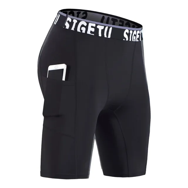 Short/licra Corta Deportivas Caballero Con Bolsillo Siguetu