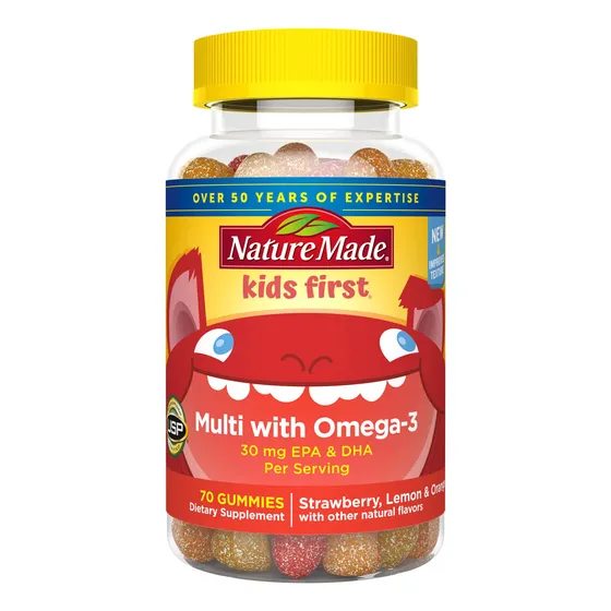 Gomitas Multivitamínicas Nature Made First Con Omega-3 70 Ki