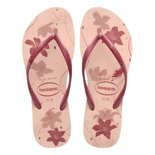 Chinelo Feminino Havaianas Slim Organic Floral 100% Original Chinelo Feminino Havaianas Slim Organic Floral 100% Original