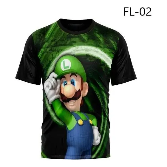 Franela Para Niños De Luigi 