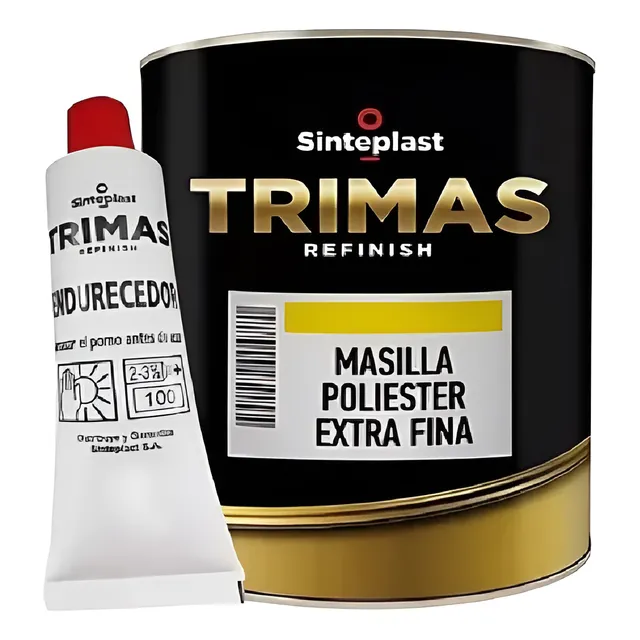 Masilla Finish X 1 Kg + Catalizador Autos Metal