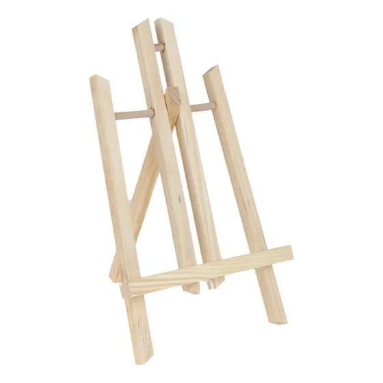 Atril Caballete Ajustable De Madera Para Pintar 30cm