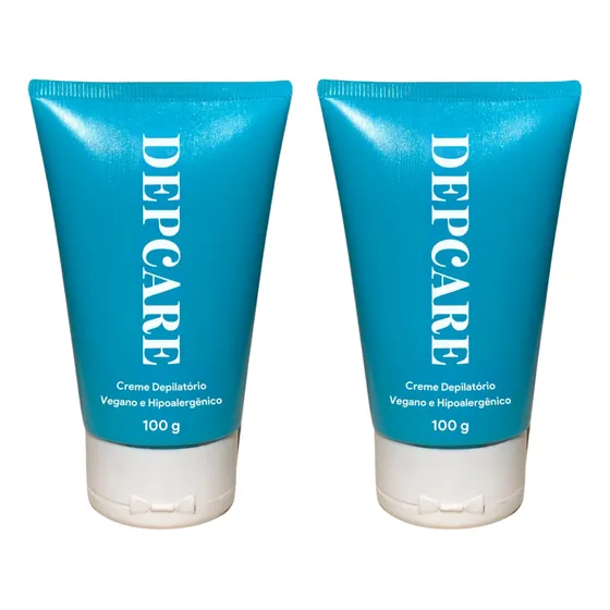 Creme Para Depilação (kit 2 Unidades + Espátula)