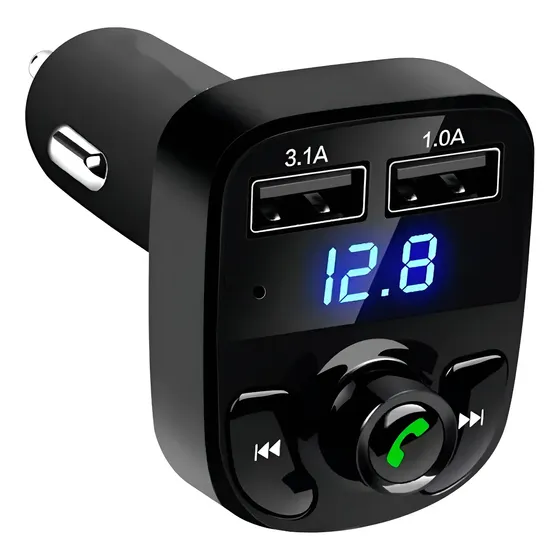Transmisor Kit De Automóvil Reproductor De Mp3 Bt Cargador | Cuotas sin interés