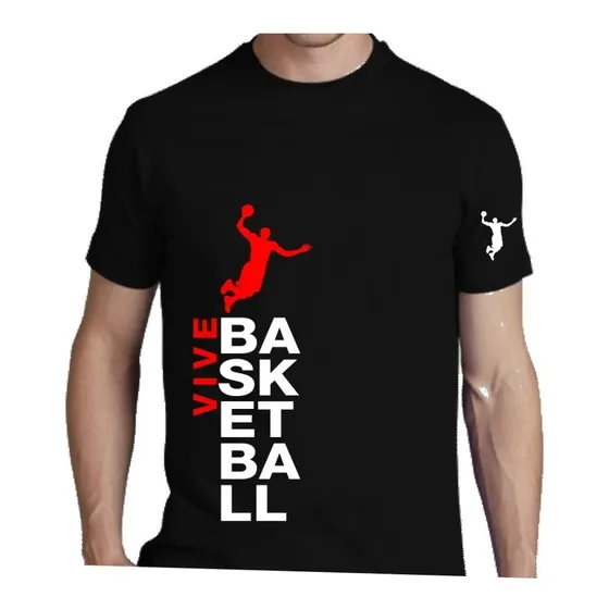 Remera Basketball Vive Nba Entrenamiento Basket