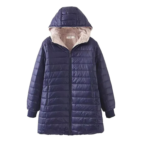 Parka De Invierno Impermeable Para Mujer Con Capucha