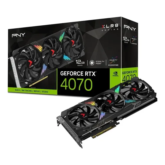 Tarjeta Grafica De Video Pny Rtx 4070 12gb Oc