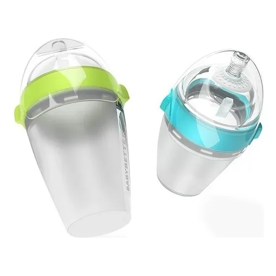 Mamadera De Silicona Forma De Pezon 260ml