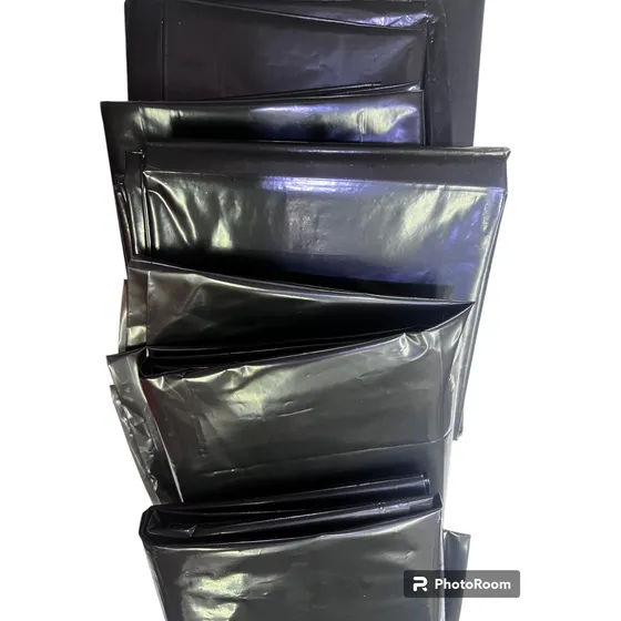 Bolsas Plásticas Basura Negra 40kg Calibre 14