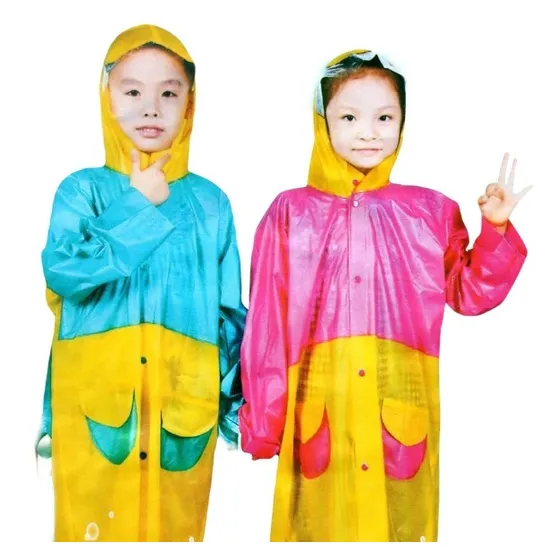 Impermeable Protector Poncho Para Lluvia Niños Niñas