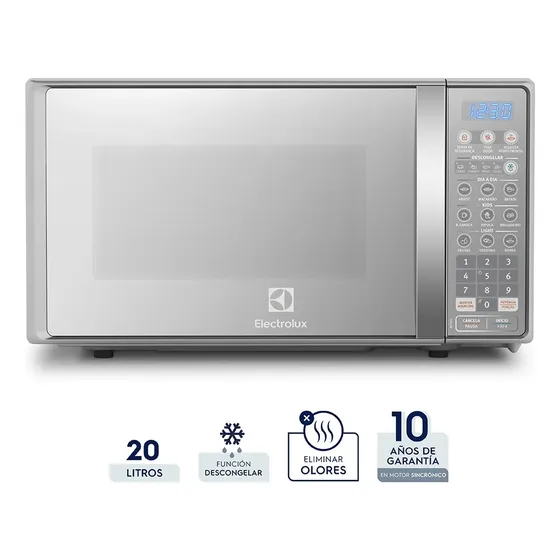 Horno Microondas 20 Litros Electrolux Emdo20s2gsrug | Cuotas sin interés