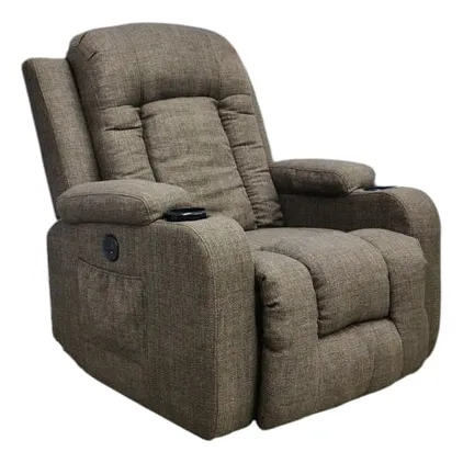 Poltrona De Lino Reclinable Y Con Elevación
